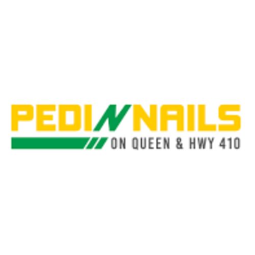 Pedi N Nails on Queen logo