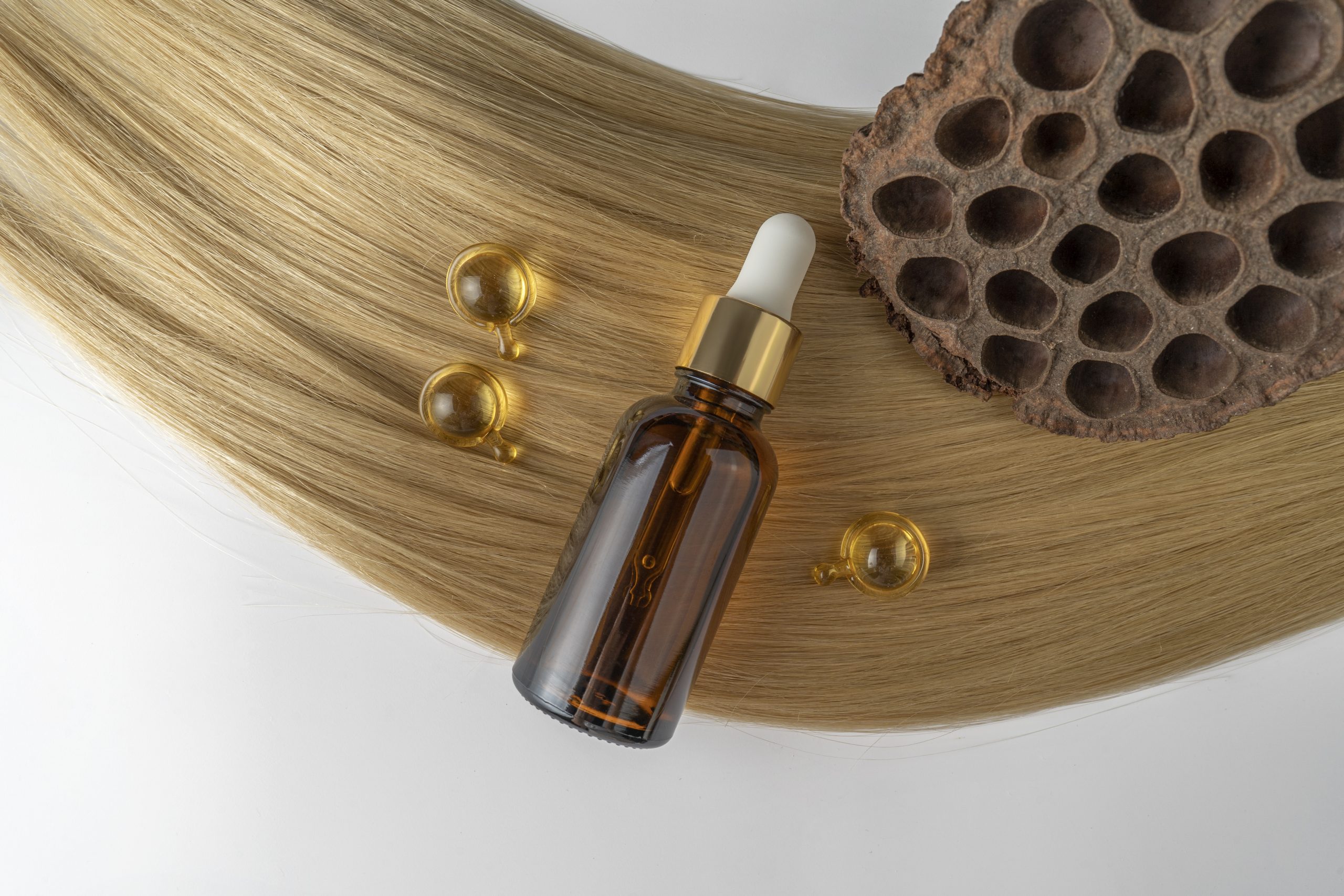 Professional hair serum and treatment products reflecting growing demand for scalp and hair wellness