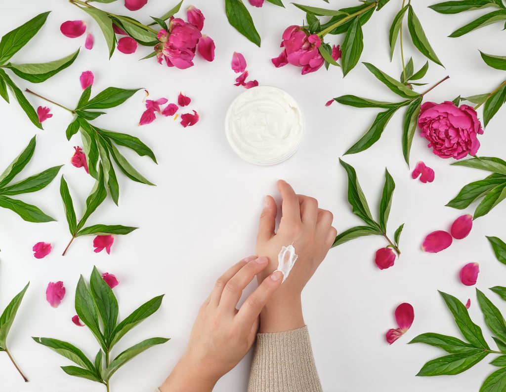 Hand cream for dry and cracked hands.